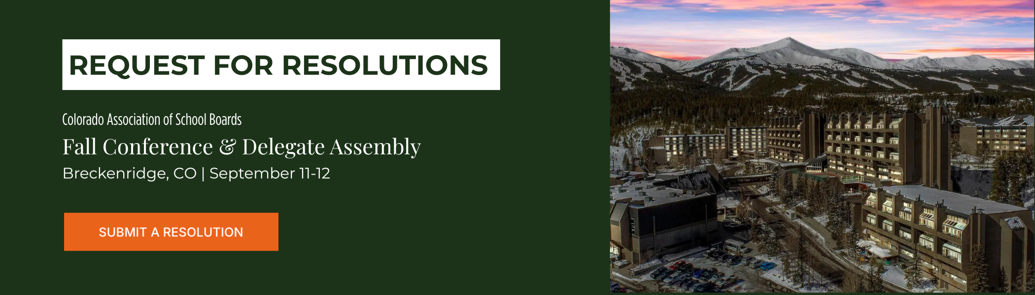 Delegate Assembly Request for Resolutions