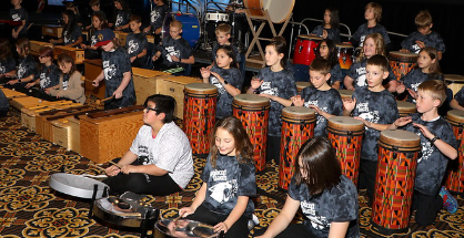 CASB Events - Students playing musical instruments